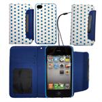Dog Pattern Kort Etui/Cover 2in1 (Bl�)